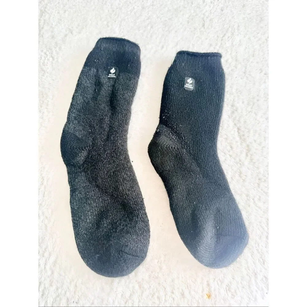Black heat holder socks - great for winter activities women’s